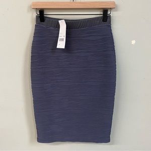 NY Collection NWT textured stretch pencil lined skirt